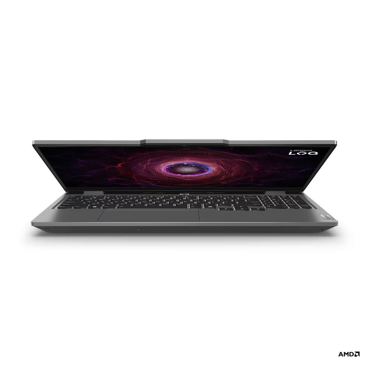 Ноутбук Lenovo LOQ 15ARP9 Ryzen 7 7435HS/16Gb/SSD512Gb/RTX 4050 6Gb/15.6"/IPS/FHD/NoOs/grey (83JC005JRK)