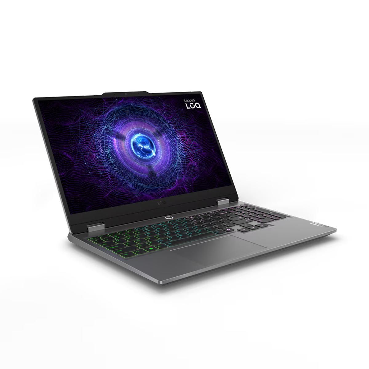 Ноутбук Lenovo LOQ 15IRX9 Core i5-13450HX/16Gb/SSD512Gb/RTX4050 6Gb/15.6"/IPS/FHD/NoOS/grey (83DV00GBRK)