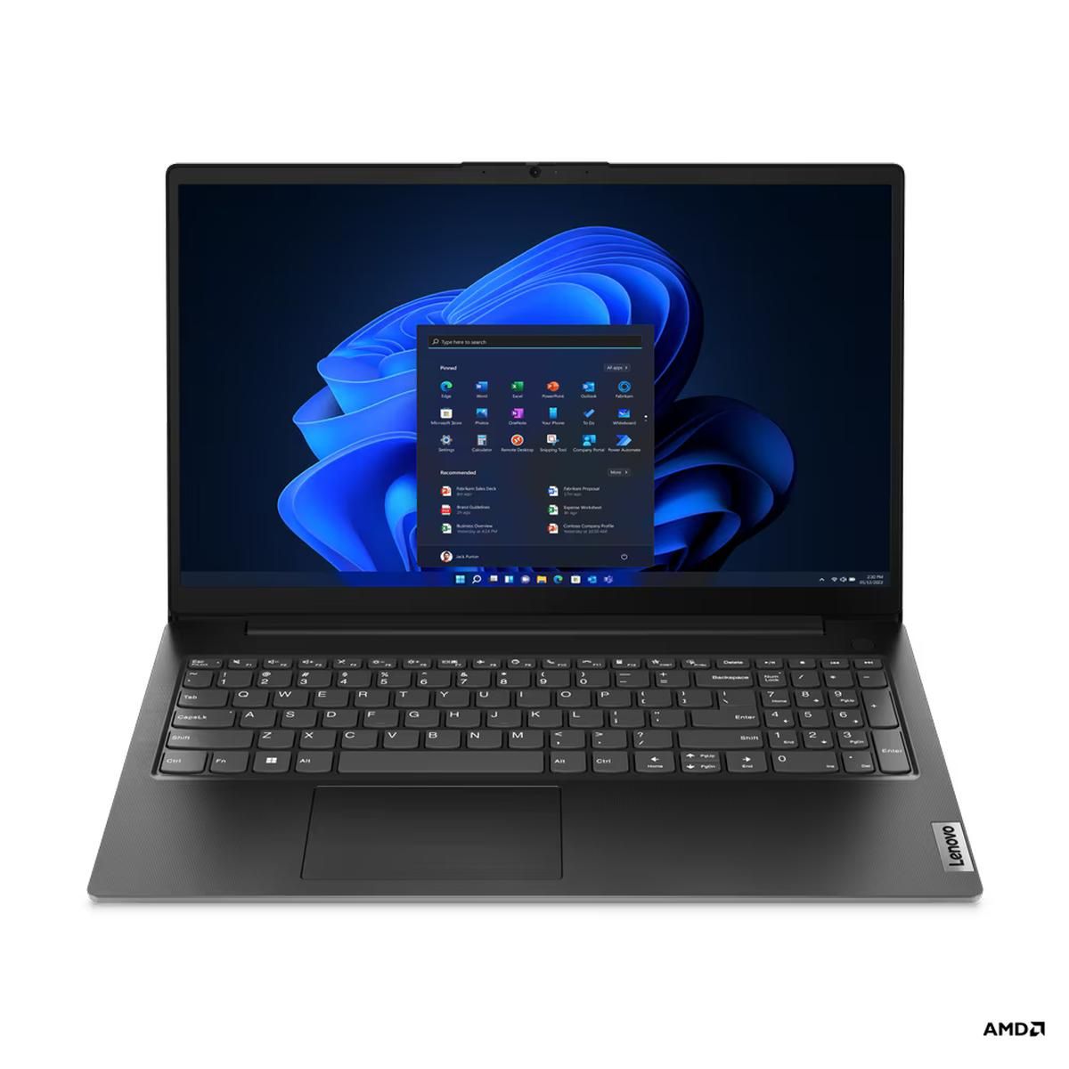 Ноутбук Lenovo V15 G4 AMN Ryzen 5-7520U/16Gb/SSD512Gb/15.6"/IPS/FHD/NoOs/black (82YU0121RU)