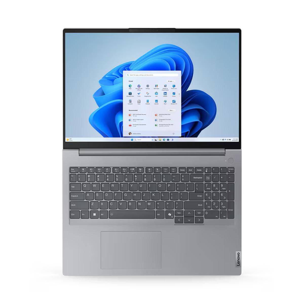 Ноутбук Lenovo ThinkBook 16 G7 IML Intel Core Ultra 5 125U/16Gb/SSD512Gb/16"/IPS/WUXGA/60Hz/NoOS/grey (21MS005KRU)