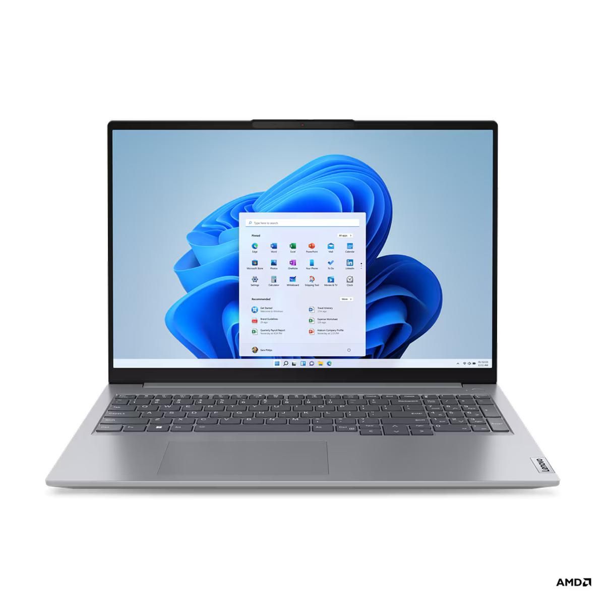 Ноутбук Lenovo ThinkBook 16 G6 ABP Ryzen 5 7530U/16Gb/SSD512Gb/16.0"/IPS/WUXGA/NoOS/grey (21KK000LRU)