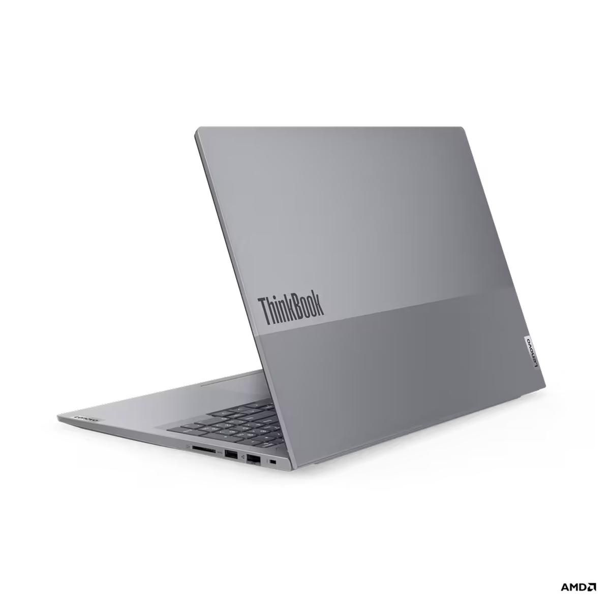 Ноутбук Lenovo ThinkBook 16 G6 ABP AMD Ryzen 5 7430U/16Gb/SSD512Gb/16"/IPS/FHD+/60Hz/NoOS/grey (21KK007RRU)