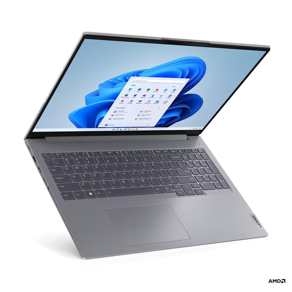 Ноутбук Lenovo ThinkBook 16 G6 ABP AMD Ryzen 5 7430U/16Gb/SSD512Gb/16"/IPS/FHD+/60Hz/NoOS/grey (21KK007RRU)