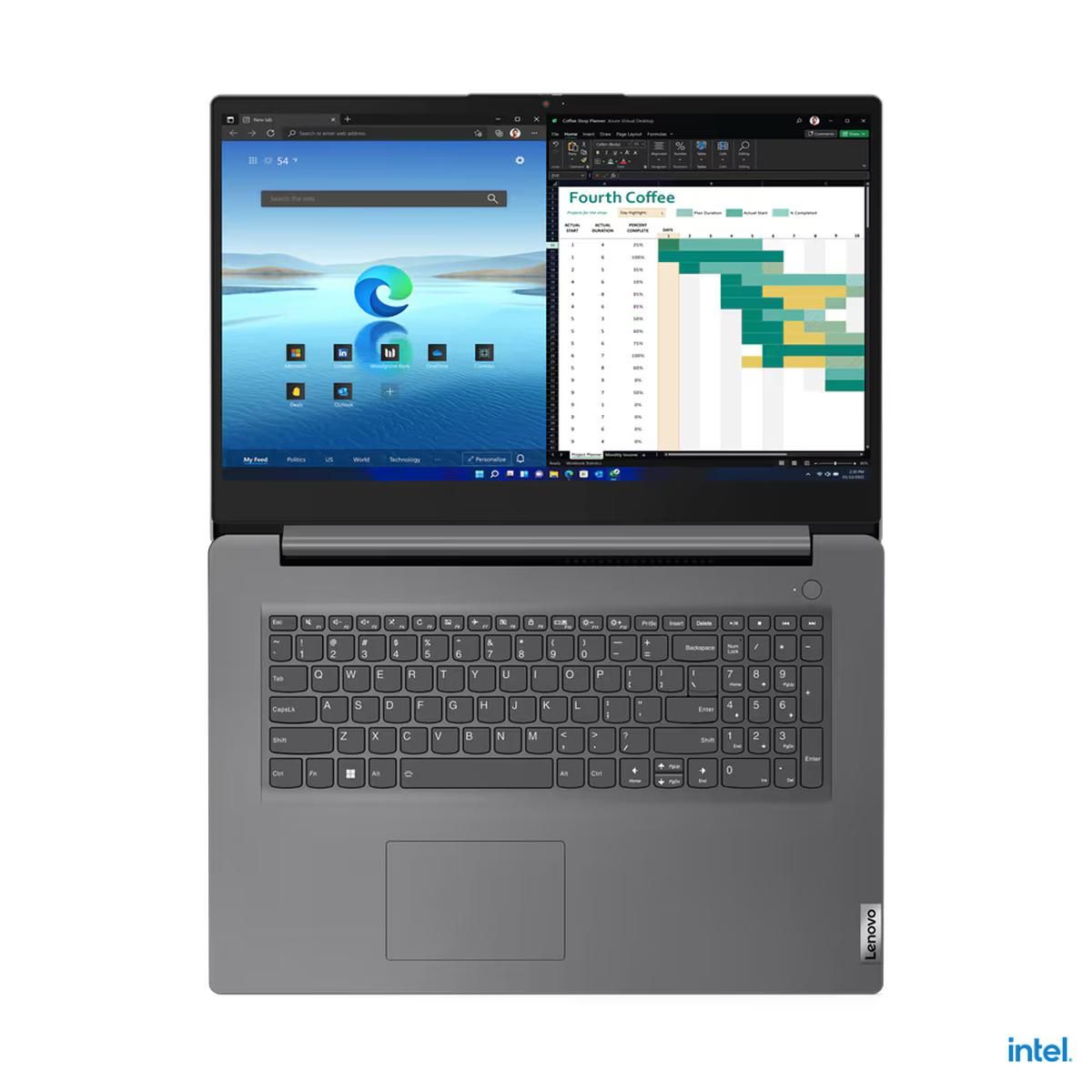 Ноутбук Lenovo V17 G4 IRU Core i3-1315U/8Gb/SSD512Gb/17.3"/IPS/FHD/NoOS/grey (83A2000URU)