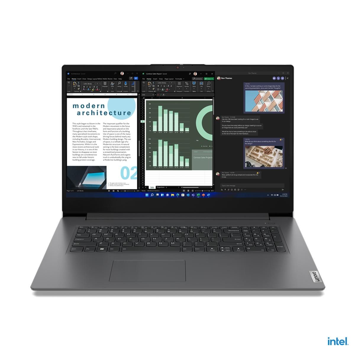 Ноутбук Lenovo V17 G4 IRU Core i5-13420H/16Gb/SSD512Gb/17.3"/IPS/FHD/NoOS/grey (83A2003KRU)