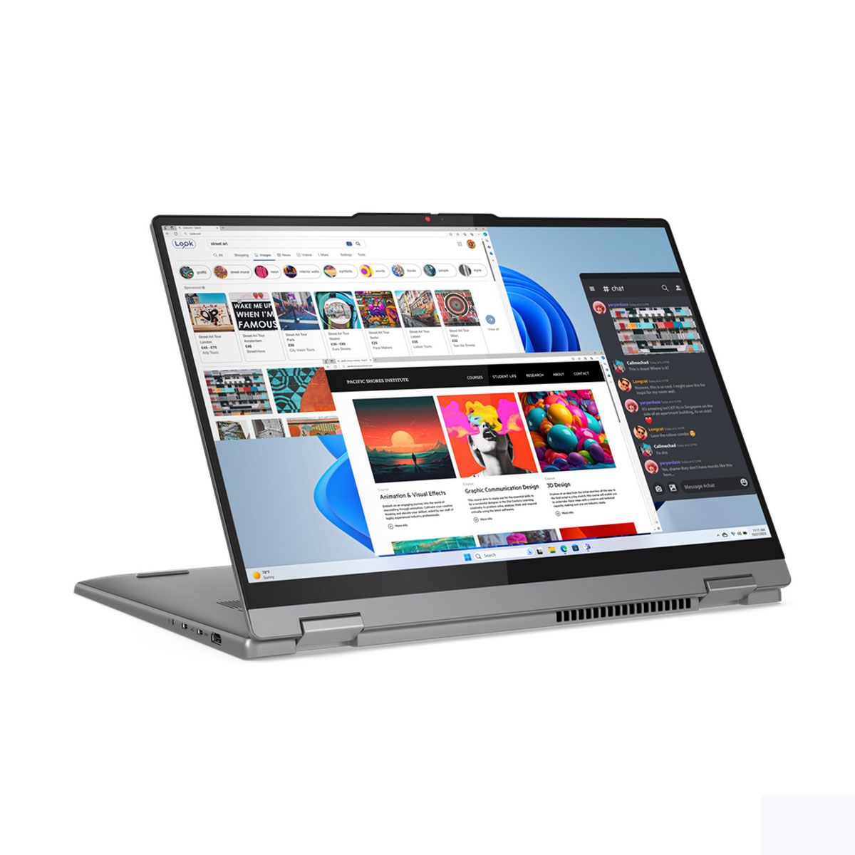 Ноутбук Lenovo IdeaPad 5 2-in-1 16AHP9 Ryzen 7 8845HS/16Gb/SSD512Gb/16.0"/OLED/2K/NoOS/grey (83DS003WRK)
