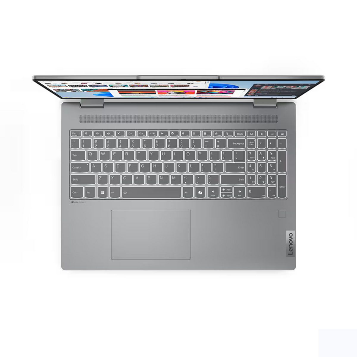 Ноутбук Lenovo IdeaPad 5 2-in-1 16AHP9 Ryzen 7 8845HS/16Gb/SSD512Gb/16.0"/OLED/2K/NoOS/grey (83DS003WRK)