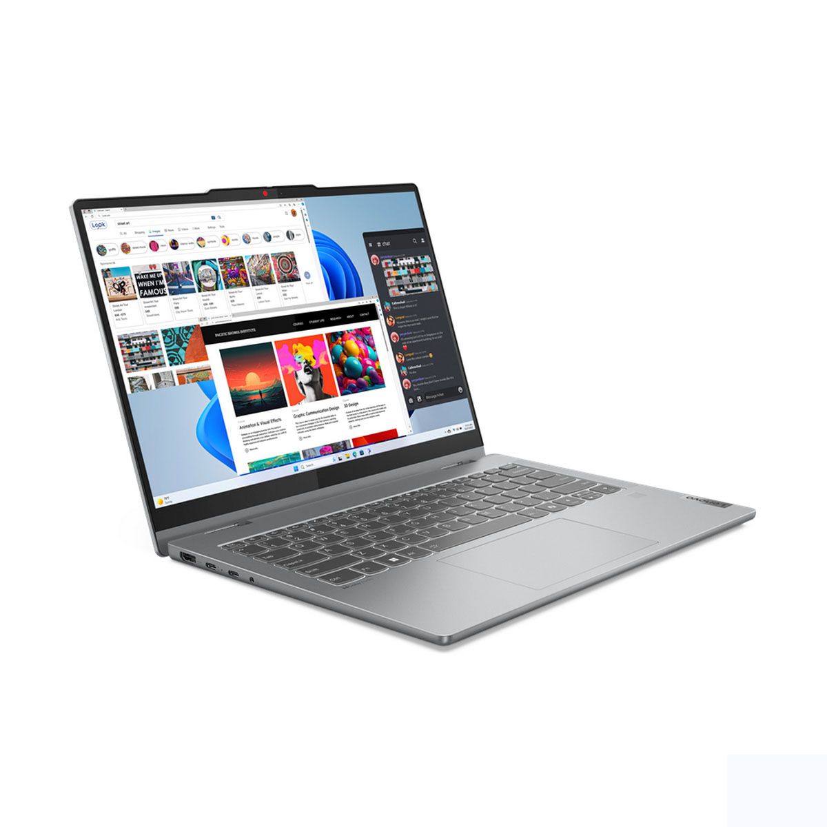 Ноутбук Lenovo IdeaPad 5 2-in-1 14AHP9 Ryzen 7 8845HS/16Gb/SSD512Gb/14.0"/OLED/WUXGA/NoOS/grey (83DR005NRK)
