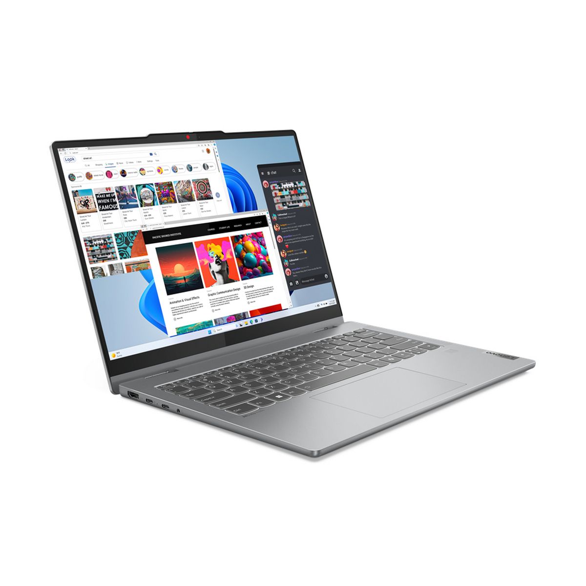 Ноутбук Lenovo IdeaPad 5 2-in-1 14IRU9 Core 5 120U/16Gb/SSD512Gb/14.0"/IPS/WUXGA/NoOS/grey (83DT0077RK)