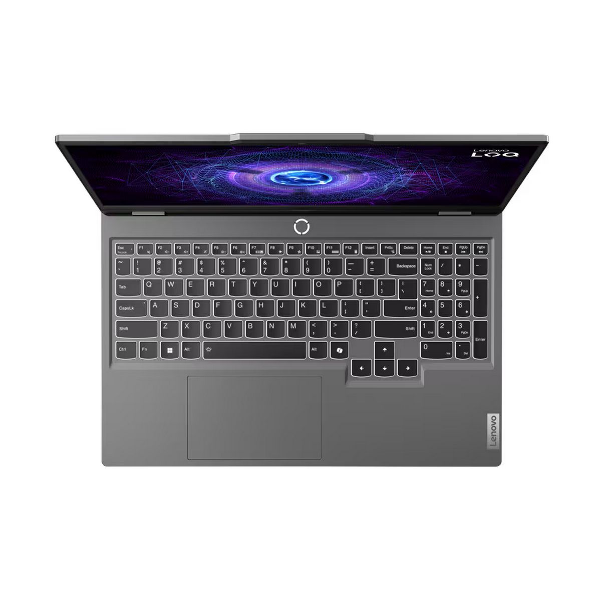 Ноутбук Lenovo LOQ 15IAX9 Intel Core i5-12450HX/24Gb/SSD512Gb/RTX 3050 6Gb/15.6"/IPS/FHD/144Hz/NoOS/grey (83GS00EMRK)