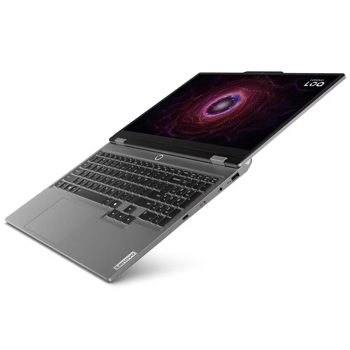 Ноутбук Lenovo LOQ 15ARP9 Ryzen 7 7435HS/24Gb/SSD1Tb/RTX4060 8Gb/15.6"/IPS/FHD/NoOS/grey (83JC005DRK)