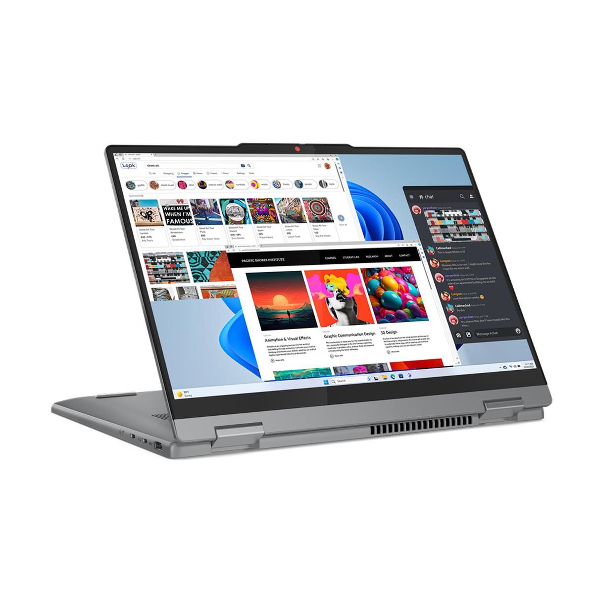 Ноутбук Lenovo IdeaPad 5 2-in-1 14IRU9 Core 7 150U/16Gb/SSD1Tb/14.0"/OLED/WUXGA/NoOS/grey (83DT0076RK)