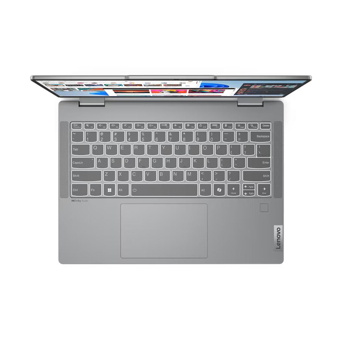Ноутбук Lenovo IdeaPad 5 2-in-1 14IRU9 Core 7 150U/16Gb/SSD1Tb/14.0"/OLED/WUXGA/NoOS/grey (83DT0076RK)