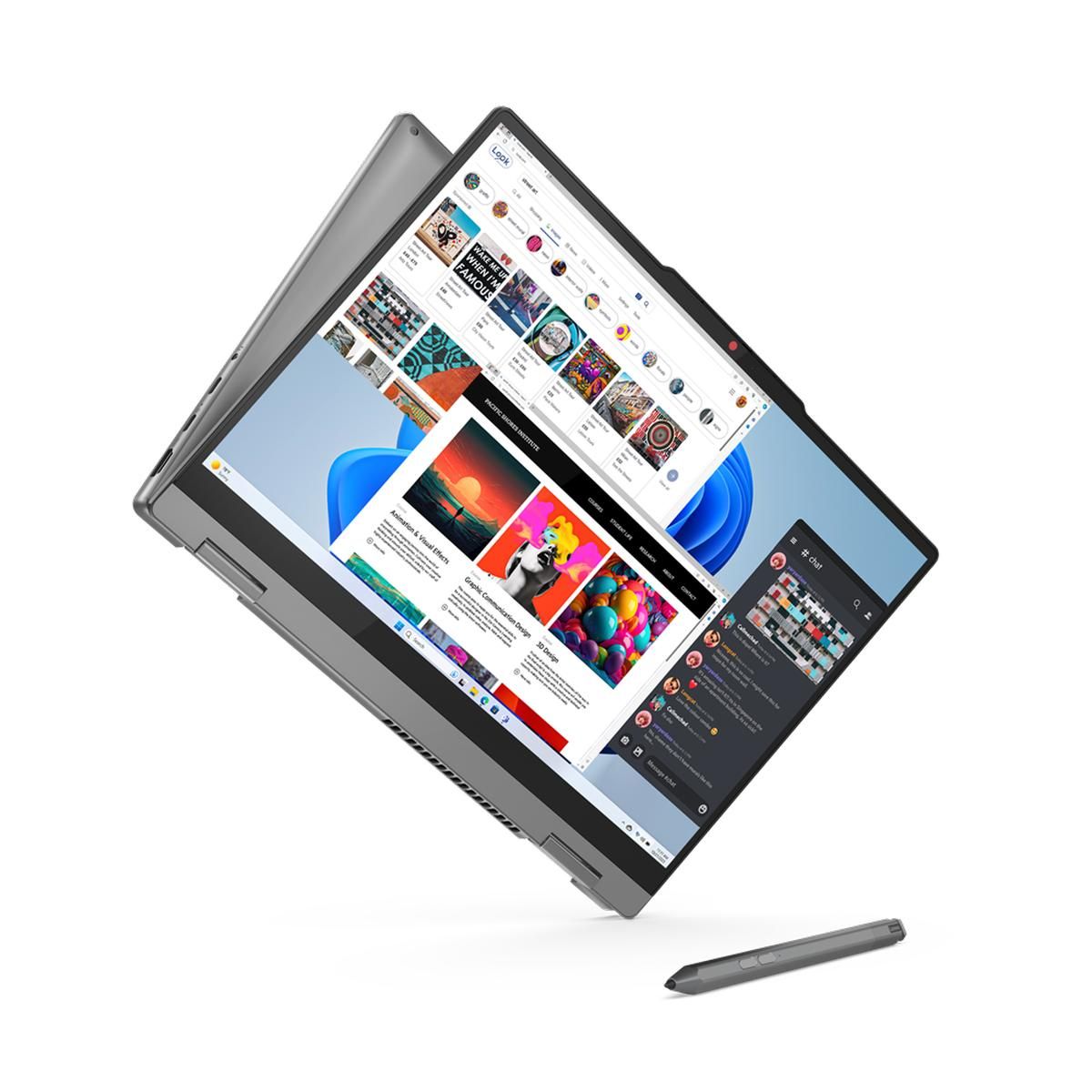 Ноутбук Lenovo IdeaPad 5 2-in-1 14IRU9 Core 7 150U/16Gb/SSD1Tb/14.0"/OLED/WUXGA/NoOS/grey (83DT0076RK)
