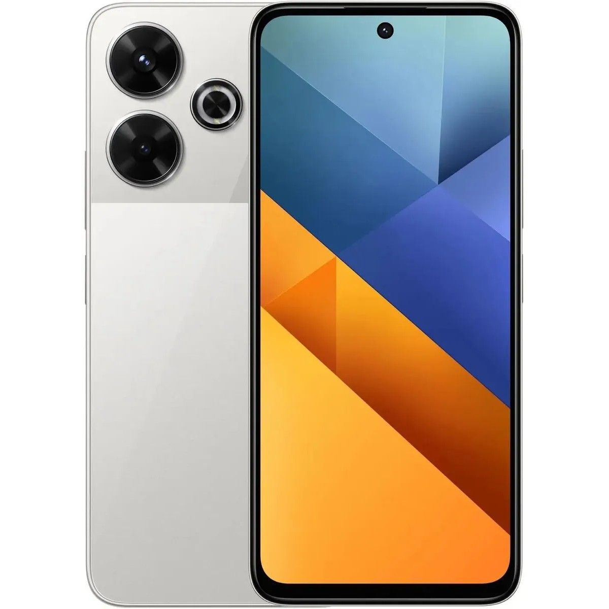 Смартфон Xiaomi POCO M6 8+256Gb серебристый (MZB0H8IRU)