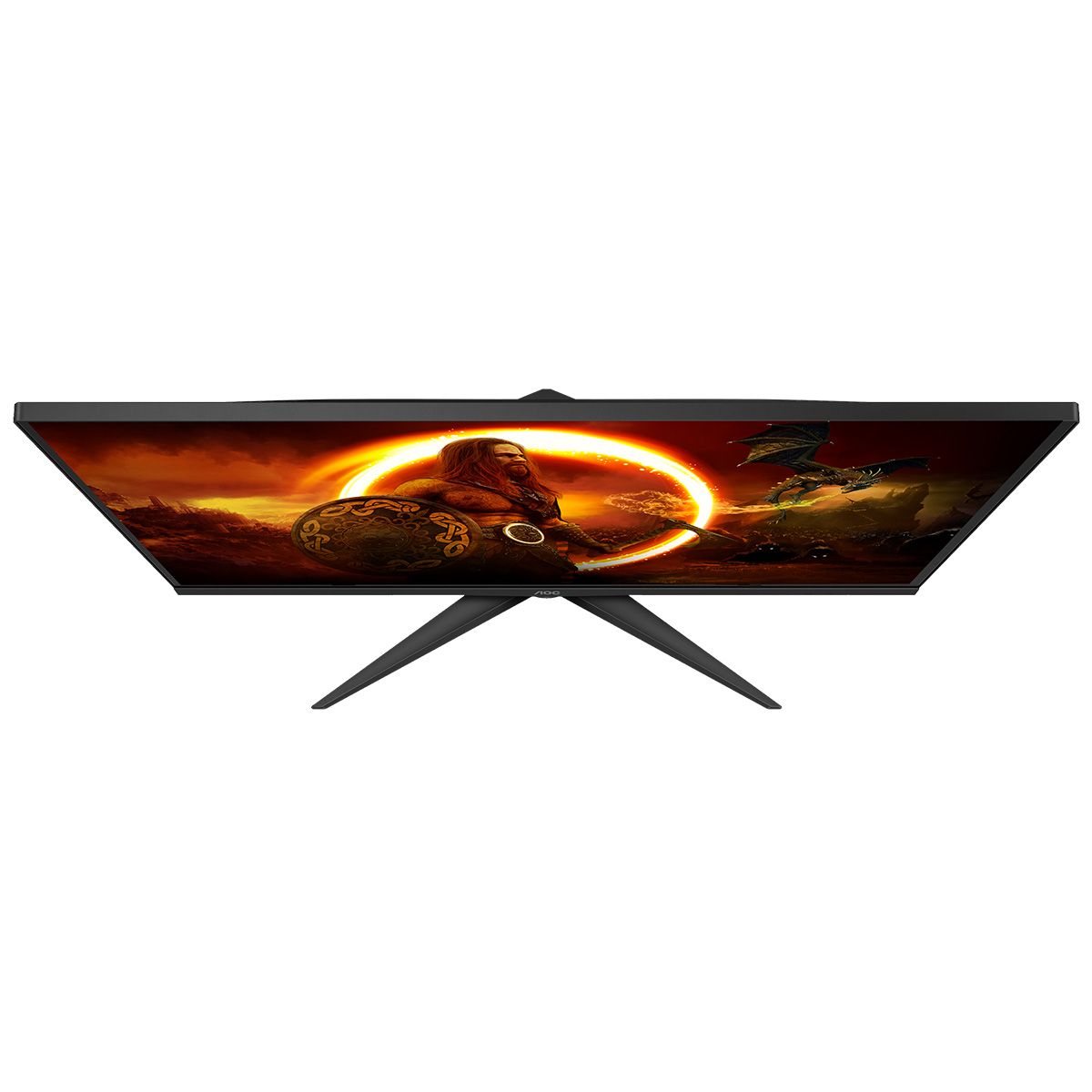Монитор 27" AOC Q27G2E Black-Red (VA, 2560x1440, HDMI+HDMI+DP, USB HUB, 1 ms, 178°/178°, 250 cd/m, 3000:1, 144Hz)