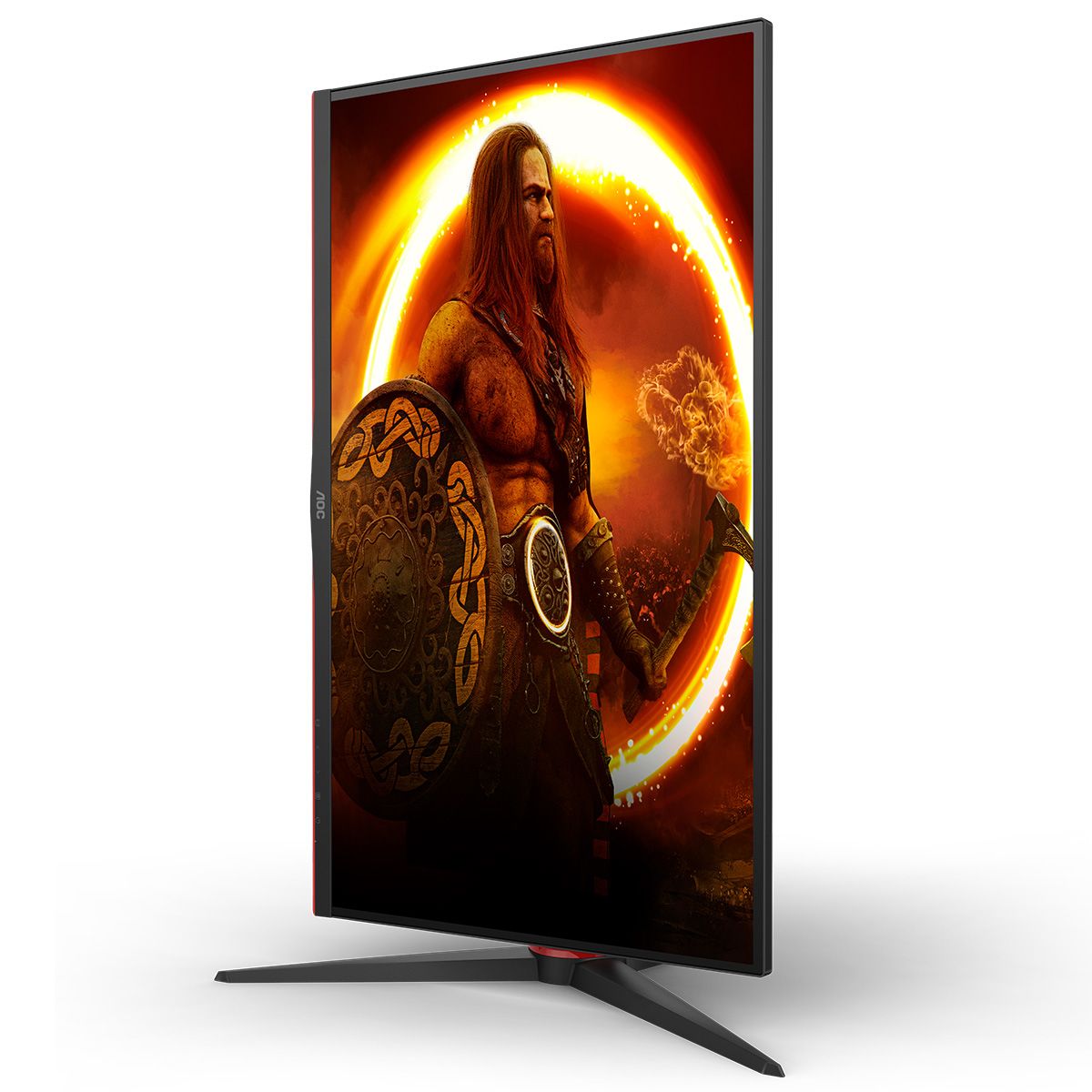 Монитор 27" AOC Q27G2U Black-Red (VA, 2560x1440, HDMI+DP, USB HUB, 1 ms, 178°/178°, 250 cd/m, 3000:1, 144Hz)