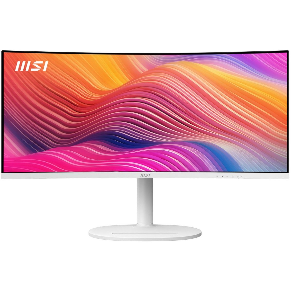 Монитор 34" MSI Modern MD342CQPW White (VA, 3440x1440, HDMI+HDMI+DP+Type C, USB, 1 ms, 178°/178°, 300 cd/m, 3000:1 (100M:1), 120Hz, Curved 1500R)