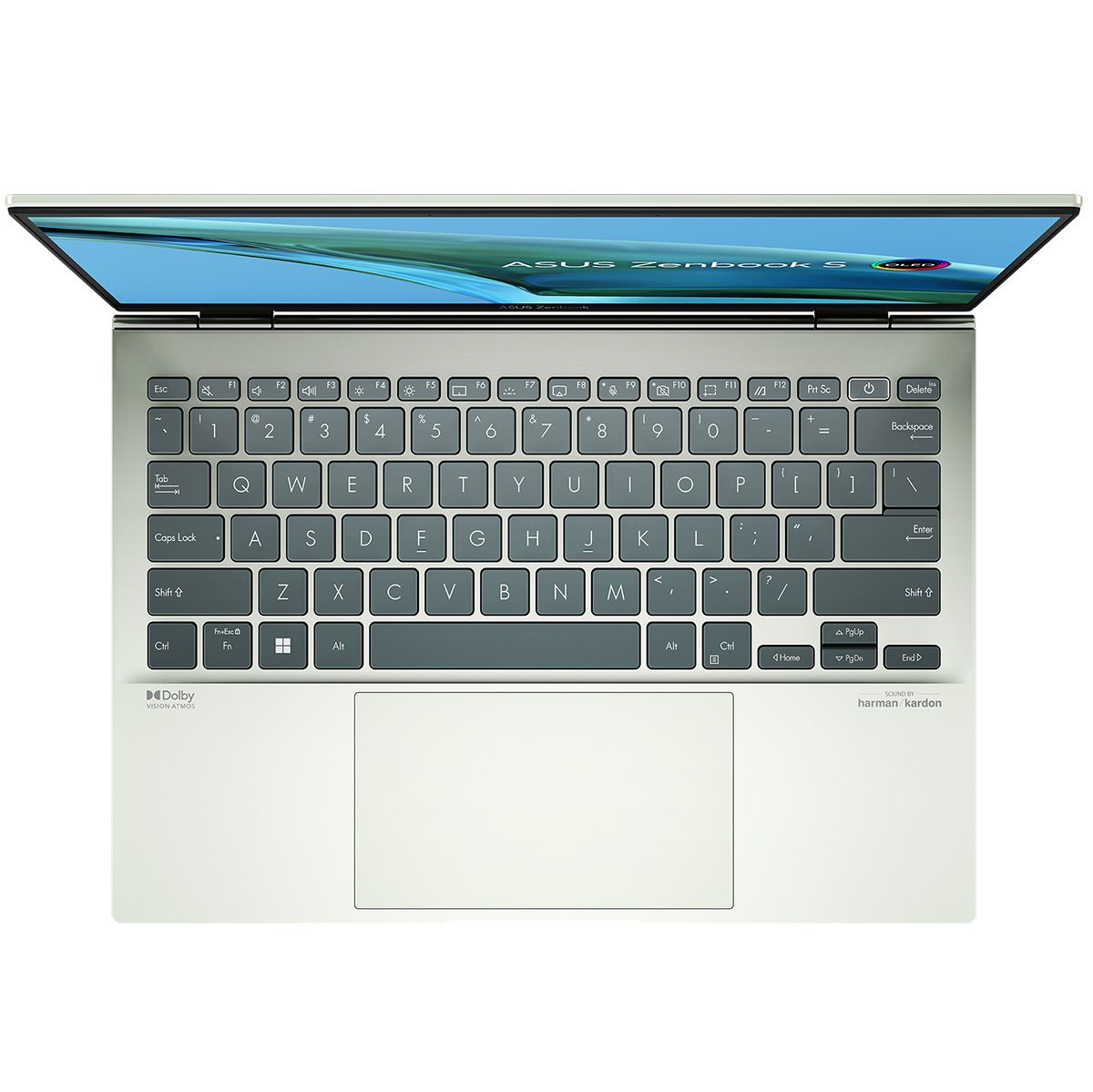 Ноутбук ASUS Zenbook S13 OLED UM5302TA-LV560W AMD Ryzen 7 6800U/16GB/SSD512GB/13.3"/2.8K (2880x1800)/OLED)/Win11/Aqua Celadon Mg-Al (90NB0WA4-M00UR0)