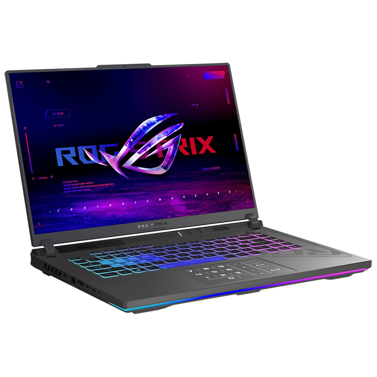 Ноутбук ASUS ROG Strix G16 G614JV-N4071 16"/WQXGA (2560x1600)/240hz/Core i7-13650HX/16Gb/SSD1Tb/RTX 4060 8Gb/NoOS/Eclipse Gray (90NR0C61-M005R0)