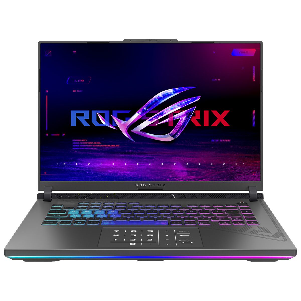 Ноутбук ASUS ROG Strix G16 G614JV-N4071 16"/WQXGA (2560x1600)/240hz/Core i7-13650HX/16Gb/SSD1Tb/RTX 4060 8Gb/NoOS/Eclipse Gray (90NR0C61-M005R0)