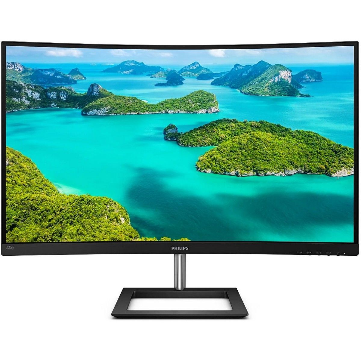 Монитор 31.5" PHILIPS 325E1C (00/01) Black (VA, 2560x1440, D-Sub+HDMI+DP, 4 ms, 178°/178°, 250 cd/m, 3000:1, 75Hz, Curved)