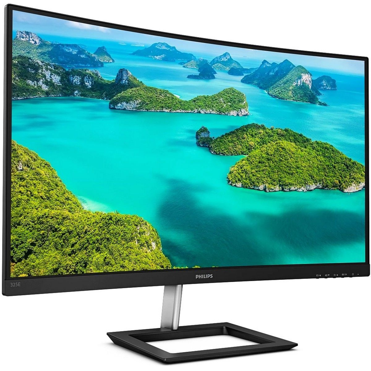 Монитор 31.5" PHILIPS 325E1C (00/01) Black (VA, 2560x1440, D-Sub+HDMI+DP, 4 ms, 178°/178°, 250 cd/m, 3000:1, 75Hz, Curved)