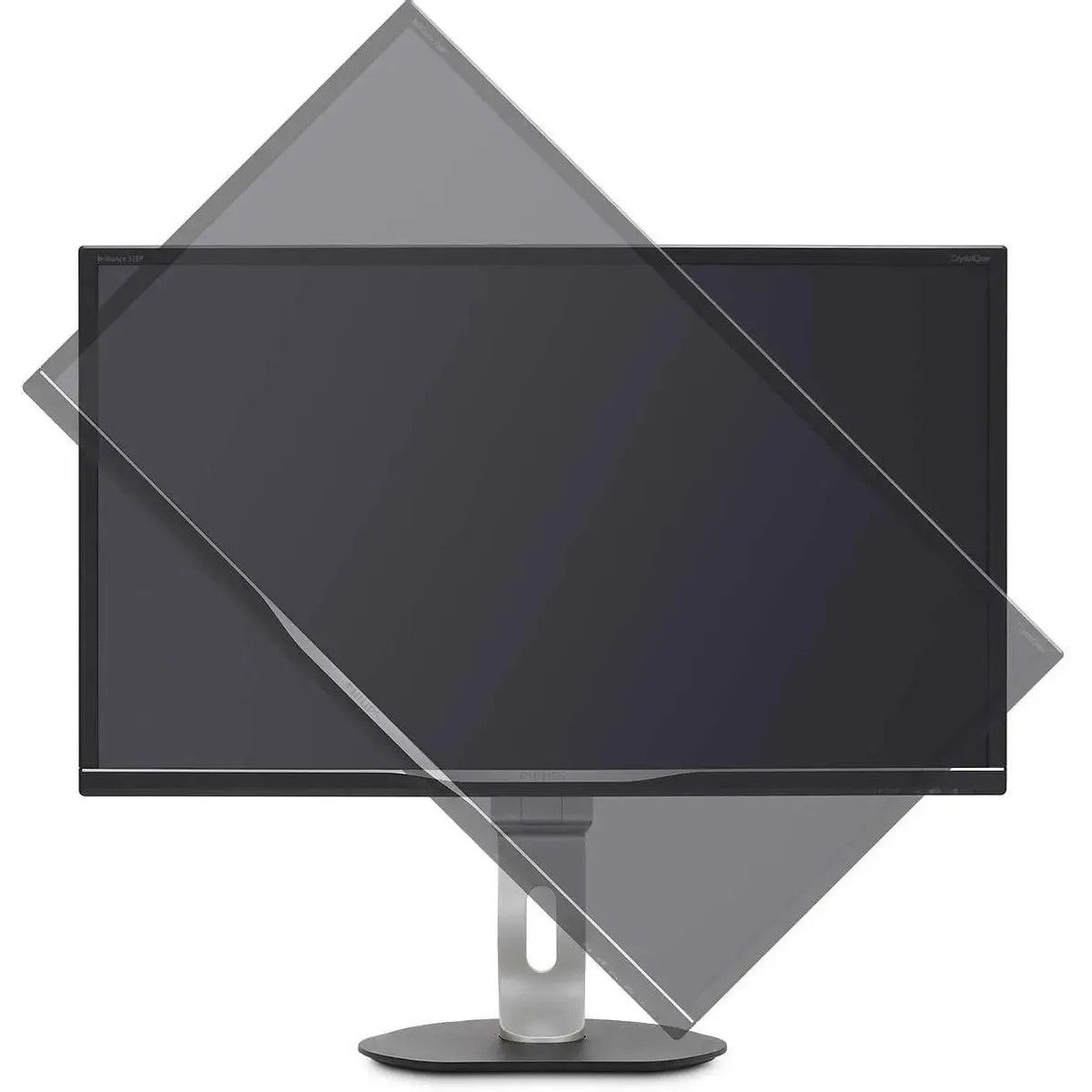 Монитор 31.5" PHILIPS 328P6AUBREB (00/01) Black (IPS, 2560x1440, D-Sub+HDMI+DP+Type C, USB-Hub, 4 ms, 178°/178°, 450 cd/m, 1200:1, 60Hz, MM)