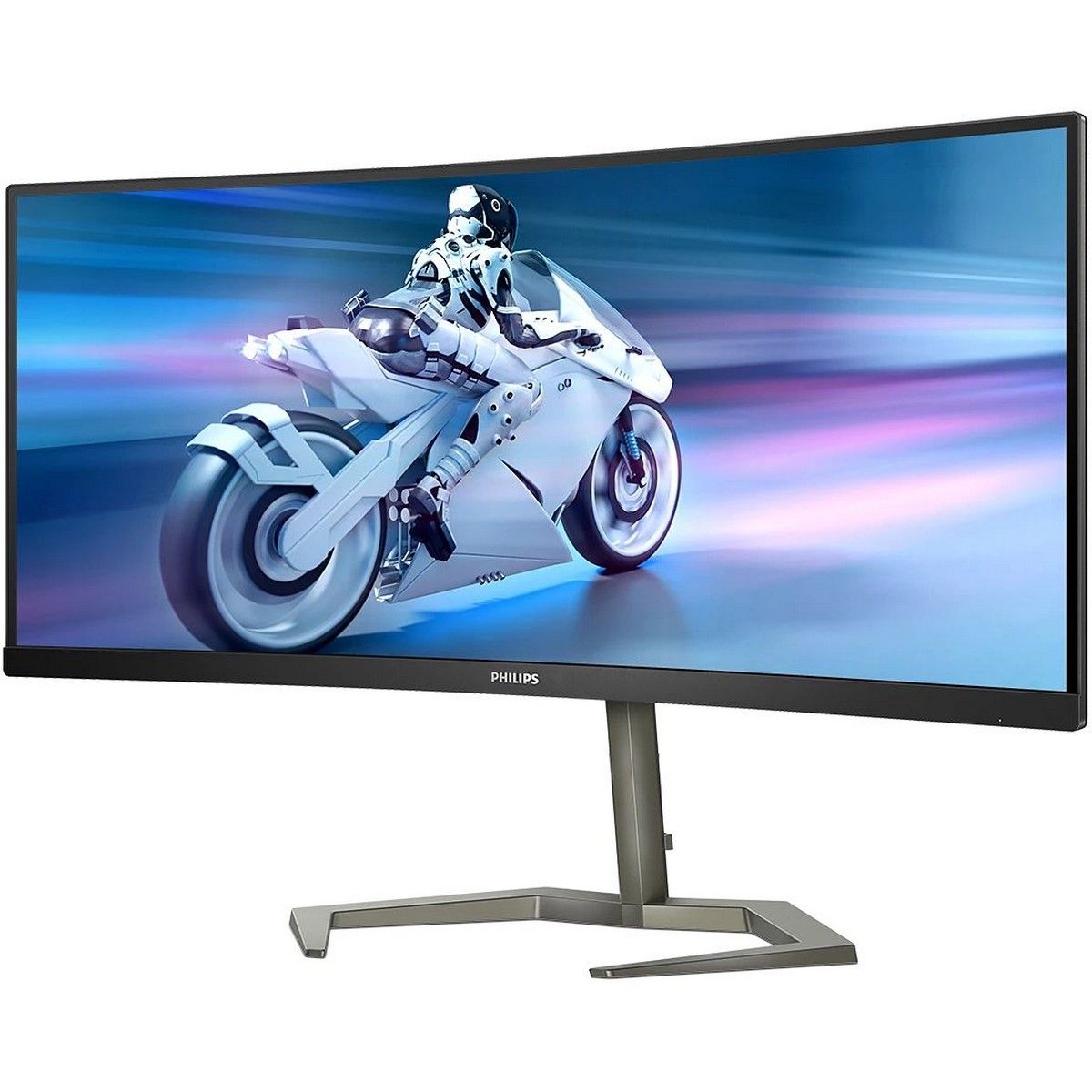 Монитор 34" PHILIPS 34M1C5500 (00/01) Black VA, изогнутый, 3440x1440, 165Hz, 1 ms, 178°/178°, 300 cd/m, 3000:1, +2xHDMI 2.0, +2xDisplayPort 1.4, +4xUSB 3.2, +MM, +регулировка по высоте