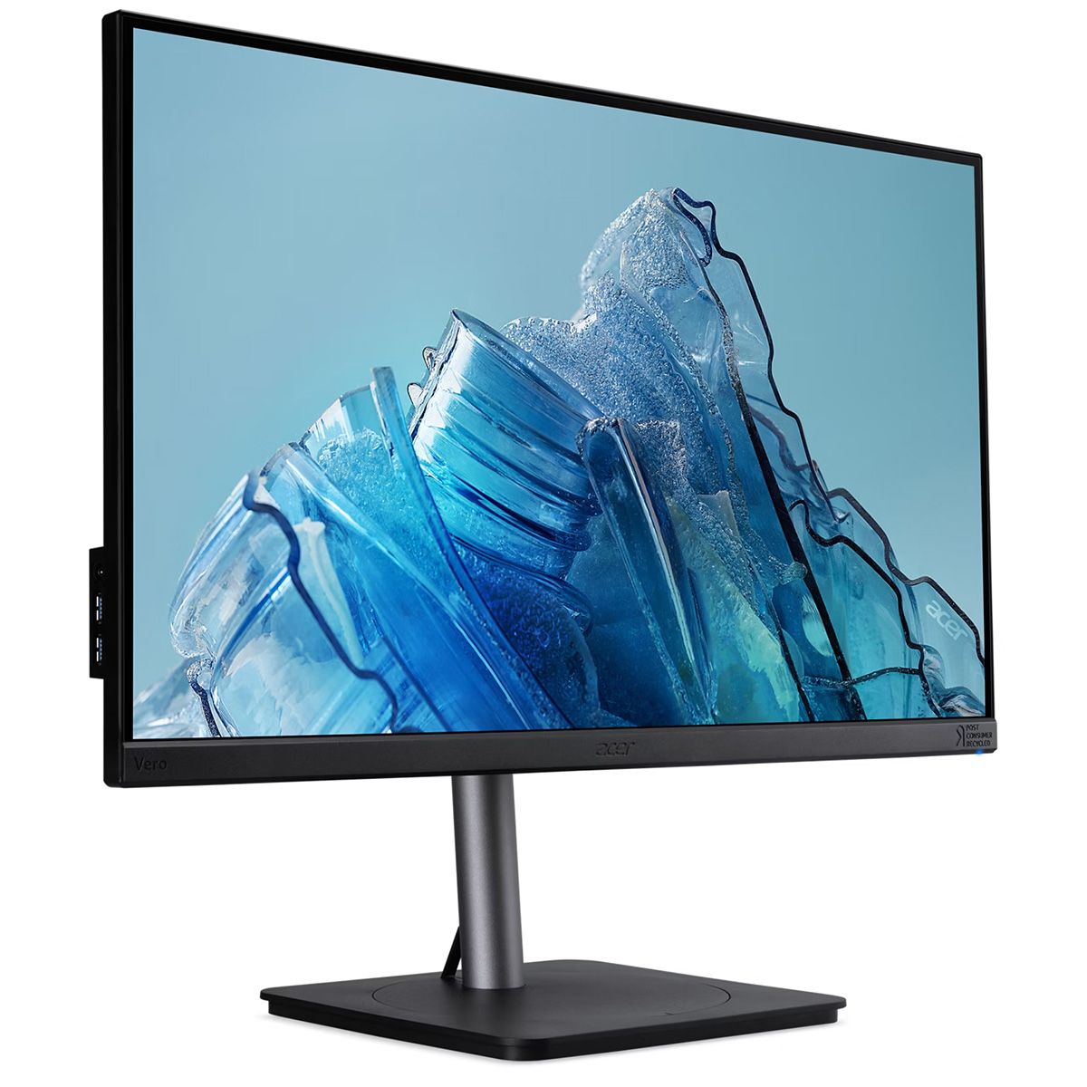 Монитор 27" ACER CB273UEbemipruzxv Black (IPS, 2560x1440, HDMI+DP+Type C, USB 3.2 Hub, LAN, 4 ms, 178°/178°, 350 cd/m, 1000:1 (100M:1), 100Hz, MM)