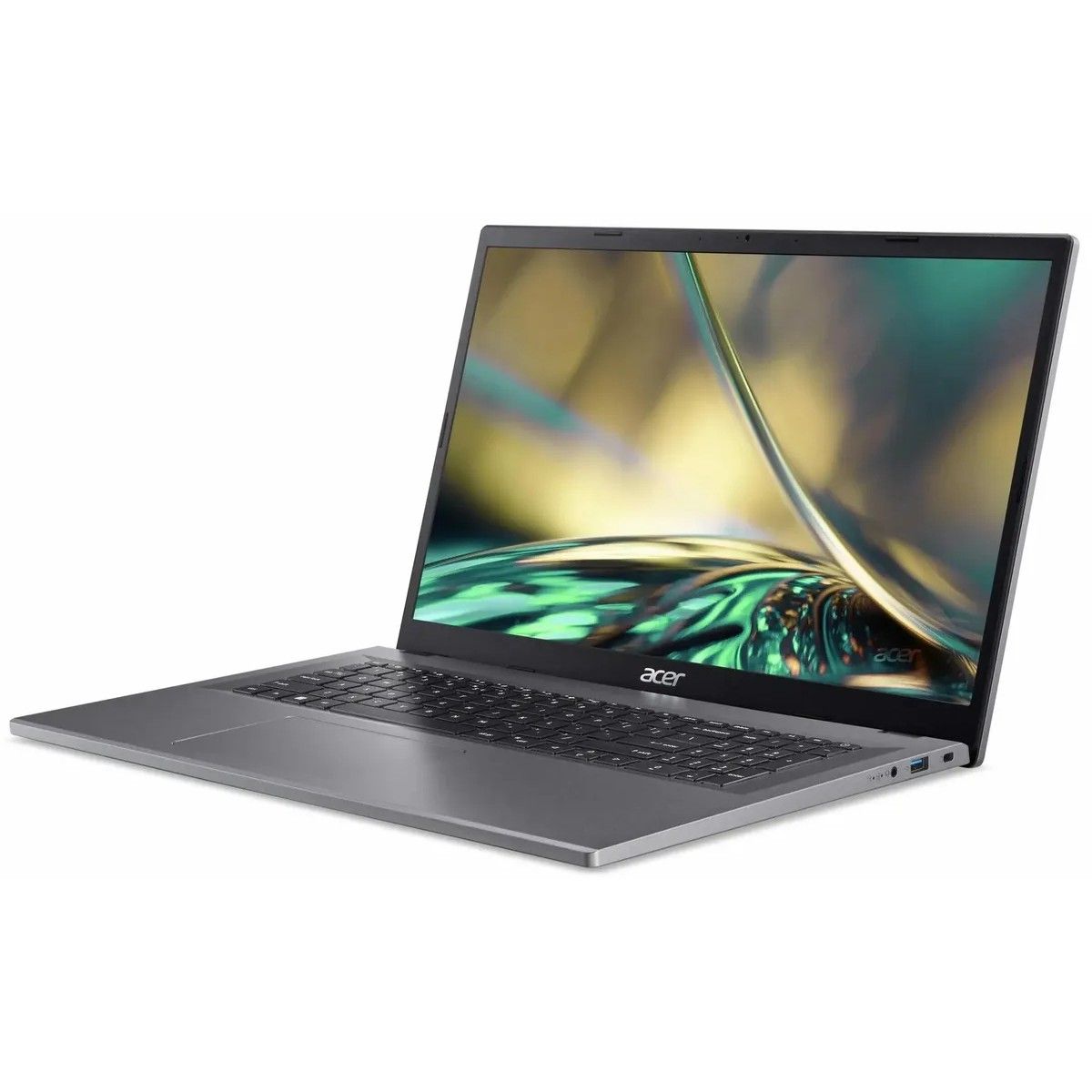 Ноутбук Acer Aspire 3 A317-55P-P3G1 Intel Processor N200/8Gb/SSD512Gb/17.3"/IPS/FHD/60Hz/NoOS/Silver (NX.KDKCD.006)