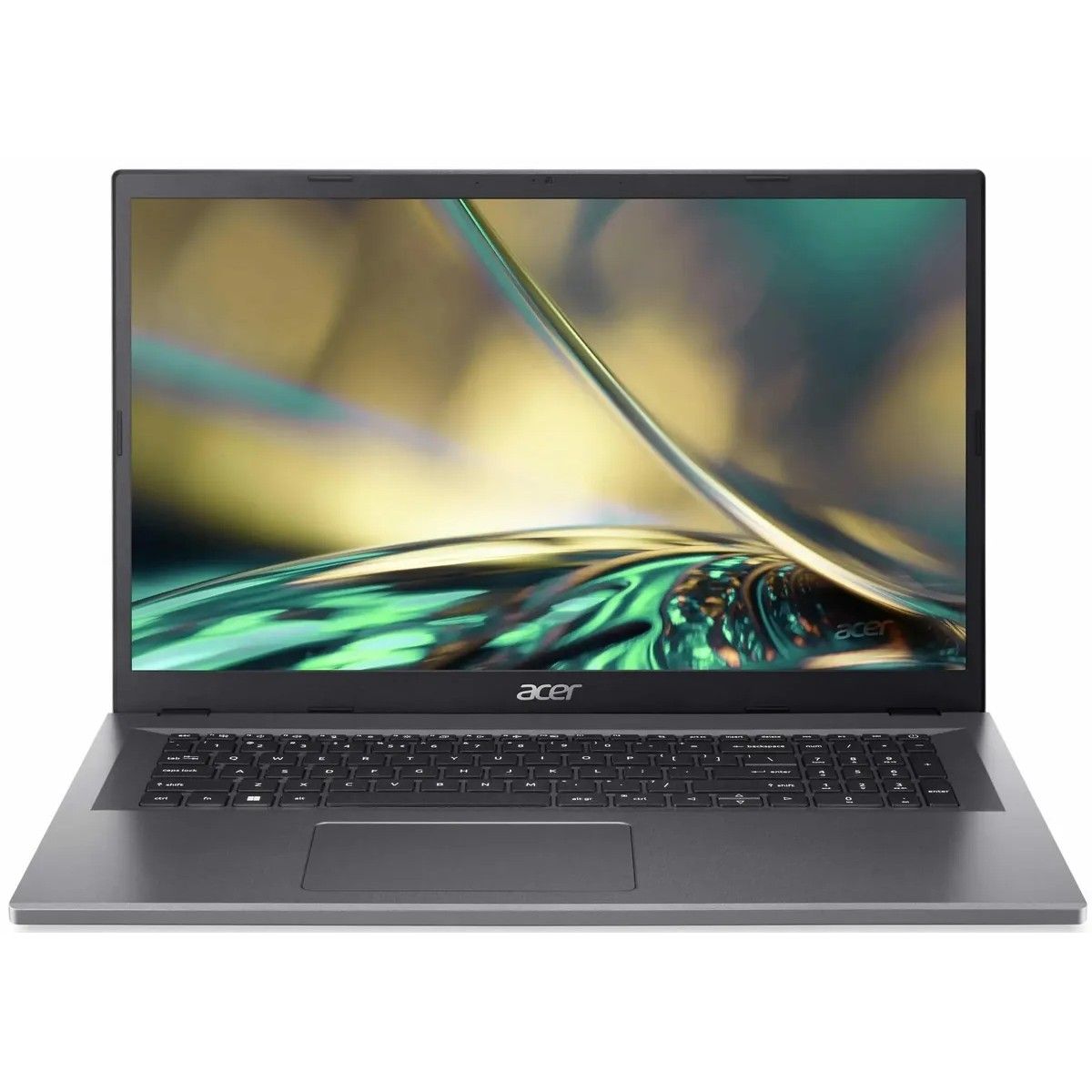 Ноутбук Acer Aspire A317-55P Processor N200/8Gb/SSD256Gb/17.3"/IPS/FHD/NoOs/silver (NX.KDKCD.00A)