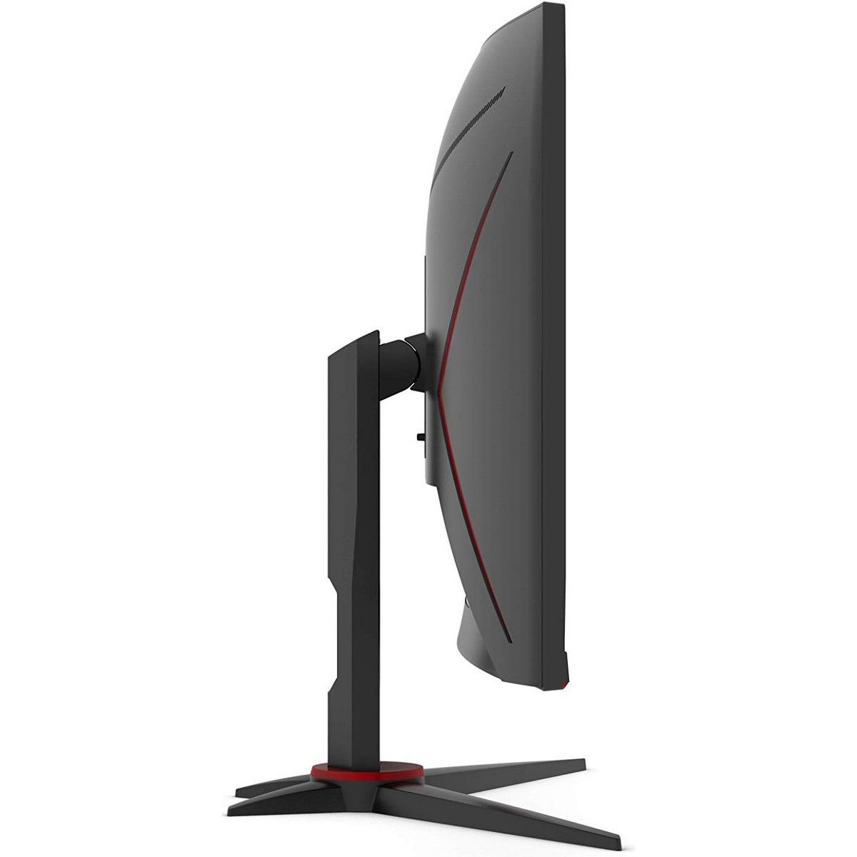 Монитор 27" AOC CQ27G2SE Black-Red (VA, изогнутый, 2560x1440, 165Hz, 1 ms, 178°/178°, 250 cd/m, 80M:1, +2xHDMI 2.0, +DisplayPort 1.4, +регулировка по высоте)