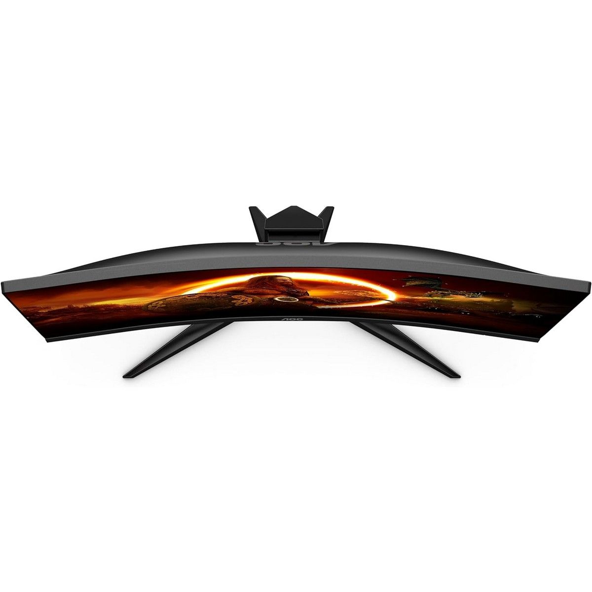 Монитор 27" AOC CQ27G2SE Black-Red (VA, изогнутый, 2560x1440, 165Hz, 1 ms, 178°/178°, 250 cd/m, 80M:1, +2xHDMI 2.0, +DisplayPort 1.4, +регулировка по высоте)