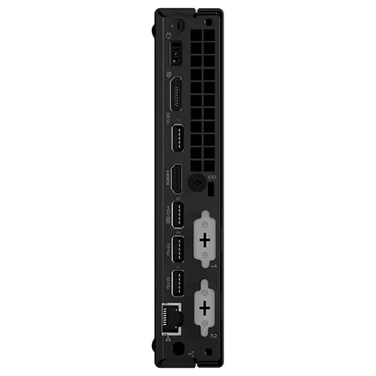 Настольный ПК Lenovo ThinkCentre M70q Gen 4 Tiny Core i3-13100T/8Gb/SSD256Gb/ru kb/m/noOS/black (12E4SAVY01)