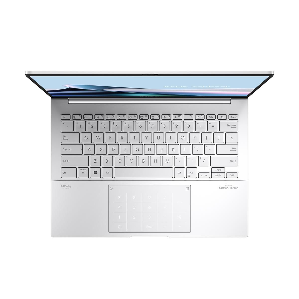 Ноутбук ASUS Zenbook 14 OLED UX3405MA-QD026W Intel Core Ultra 7 155H/16Gb/SSD1Tb/14"/OLED/WUXGA/1920x1200/60Hz/Win11/Silver (90NB11R2-M00ZV0)
