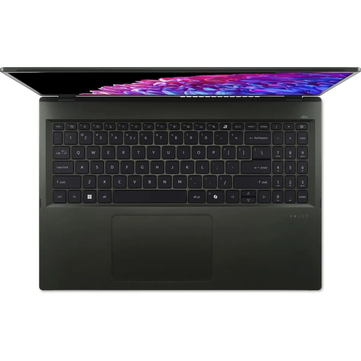 Ноутбук Acer Swift Edge 16 SFE16-44-R2RD AMD Ryzen 7 8840U/16Gb/SSD1Tb/16"/OLED/QHD+/120Hz/Win11/Black (NX.KTDCD.002)