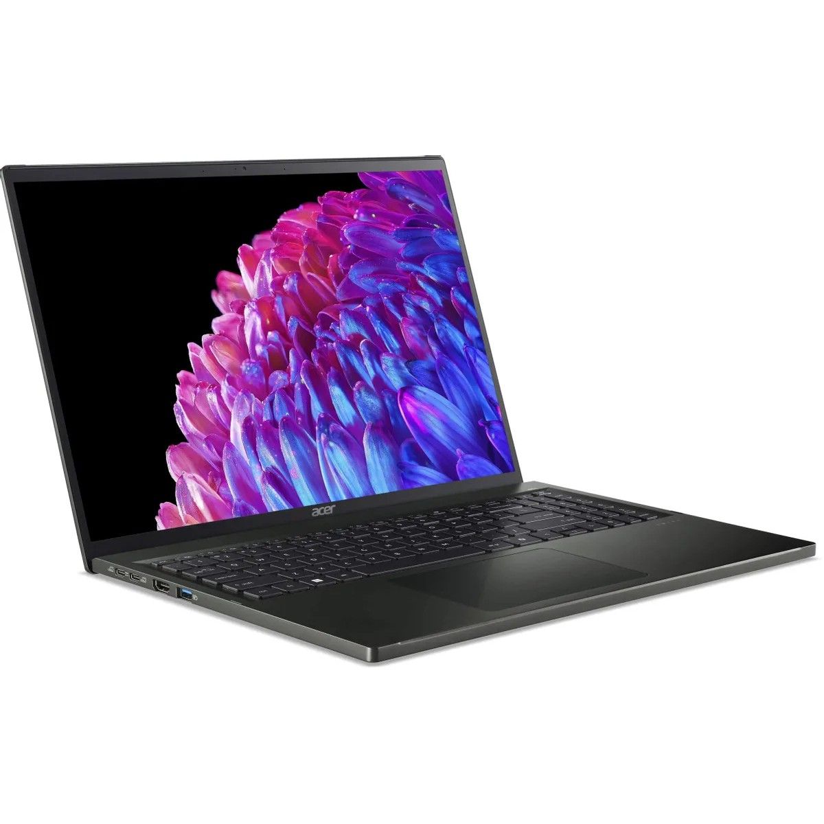Ноутбук Acer Swift Edge 16 SFE16-44-R2RD AMD Ryzen 7 8840U/16Gb/SSD1Tb/16"/OLED/QHD+/120Hz/Win11/Black (NX.KTDCD.002)