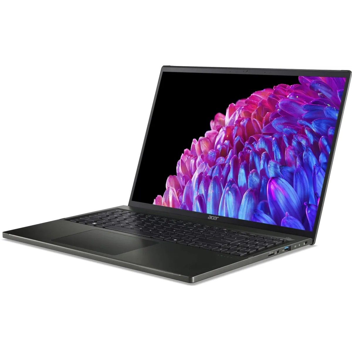 Ноутбук Acer Swift Edge 16 SFE16-44-R2RD AMD Ryzen 7 8840U/16Gb/SSD1Tb/16"/OLED/QHD+/120Hz/Win11/Black (NX.KTDCD.002)