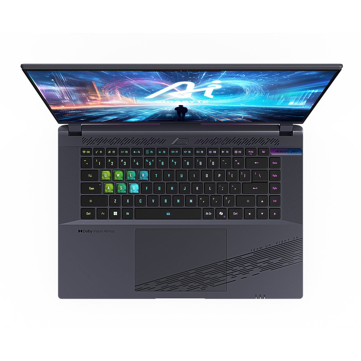 Ноутбук AORUS 16X 9SG Intel Core i7-13650HX/32Gb/SSD1Tb/RTX4070 8Gb/16"/IPS/WQXGA/2560x1600/165Hz/NoOS/Black (9SG-43KZC64SD)
