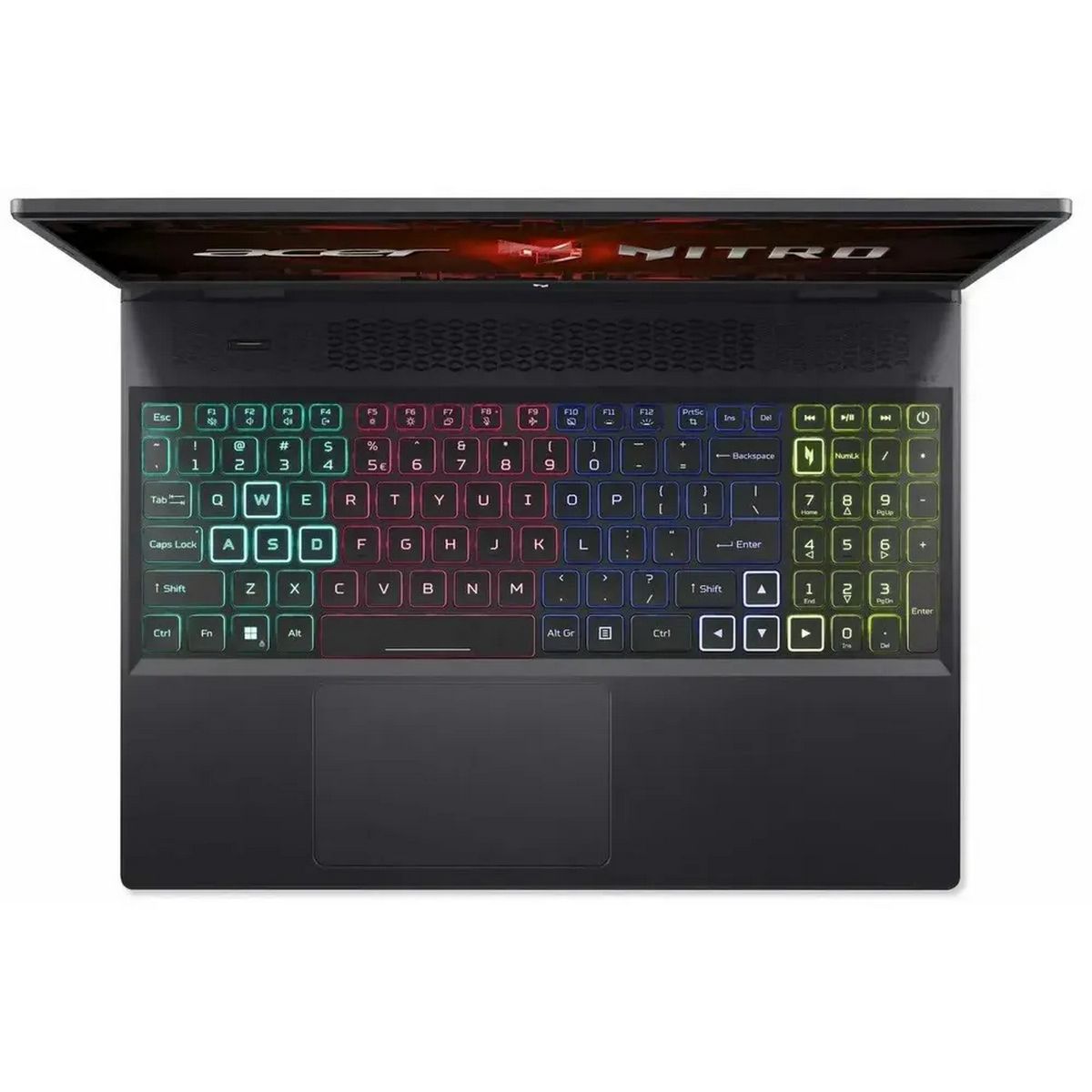 Ноутбук Acer Nitro 16 AN16-42-R0NK AMD Ryzen 7 8845HS/32Gb/SSD1Tb/RTX4070 8Gb/16"/IPS/QHD+/165Hz/NoOS/Black (NH.QSLCD.005)