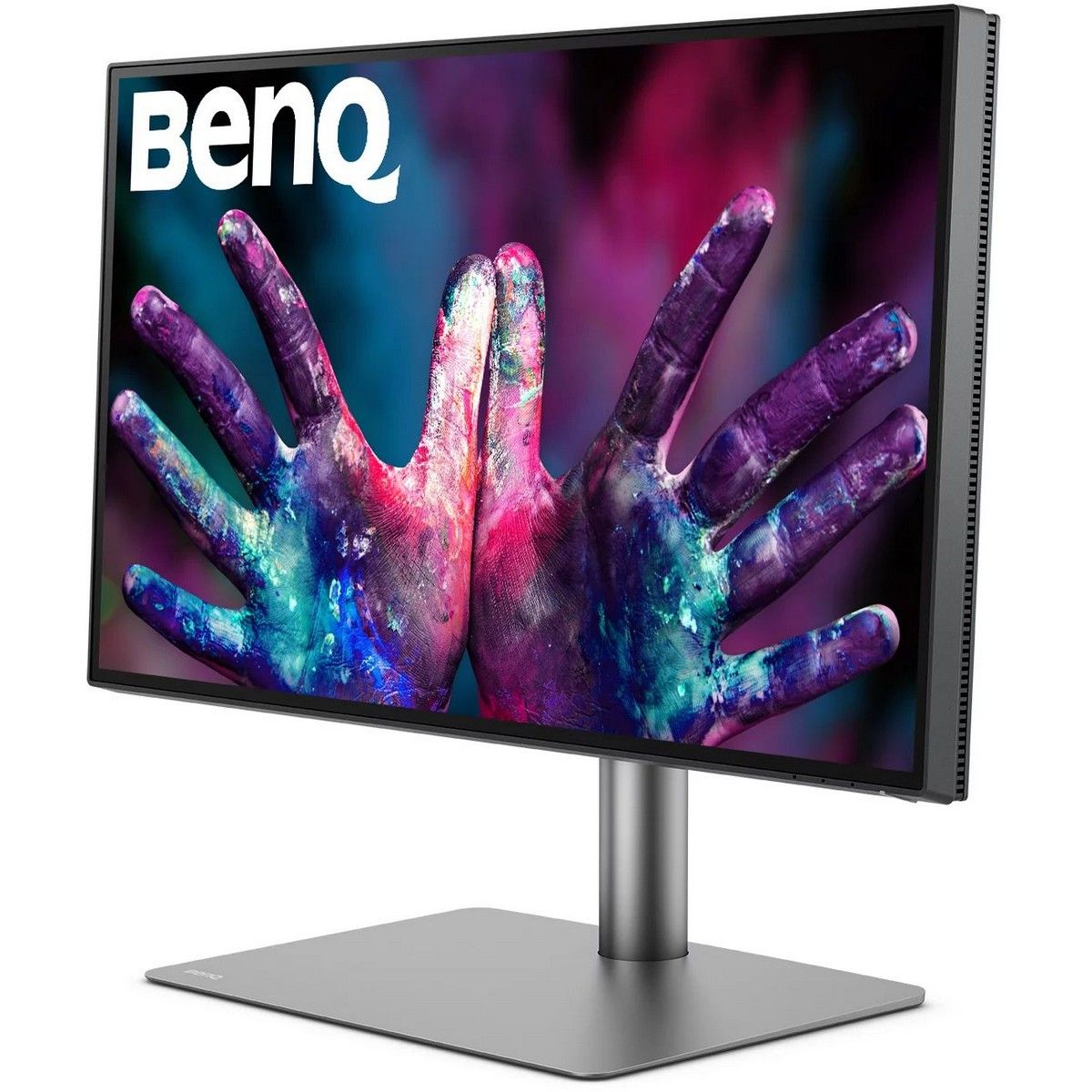 Монитор 27" BenQ PD2725U Grey (3840x2160, IPS, 60Hz, 1200:1, 400cd, 5ms, 2*HDMI, DP; 4*USB 3.0; Thunderbolt 3, Speakers, Height adj 150, Pivot, 100% sRGB, Flicker-free;Low Blue Light, Calibration Report, 3Y)