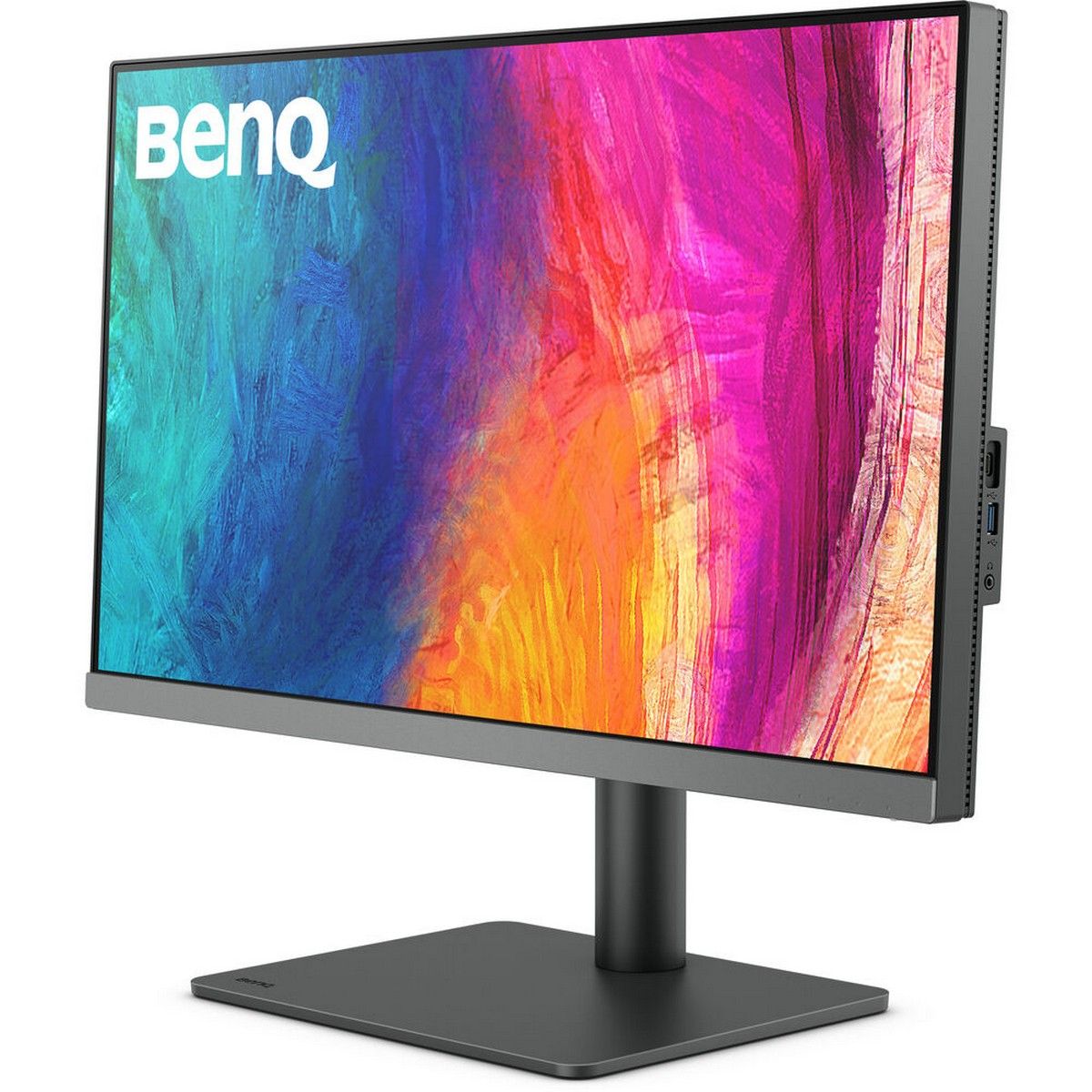 Монитор 27" BenQ PD2706U Grey (3840x2160, IPS, 60Hz, 1200:1, 400cd, 5ms, HDMI, DP; 3*USB 3.0, USB C*65W, Thunderbolt 3, Speakers, Height adj 110, Pivot, 100% sRGB, Flicker-free;Low Blue Light, Calibration Report, 3Y)
