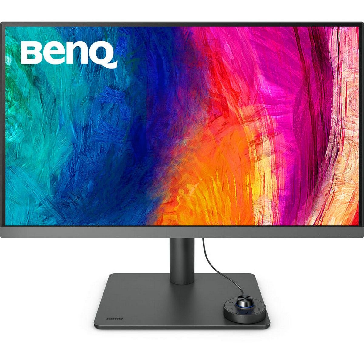 Монитор 27" BenQ PD2706U Grey (3840x2160, IPS, 60Hz, 1200:1, 400cd, 5ms, HDMI, DP; 3*USB 3.0, USB C*65W, Thunderbolt 3, Speakers, Height adj 110, Pivot, 100% sRGB, Flicker-free;Low Blue Light, Calibration Report, 3Y)