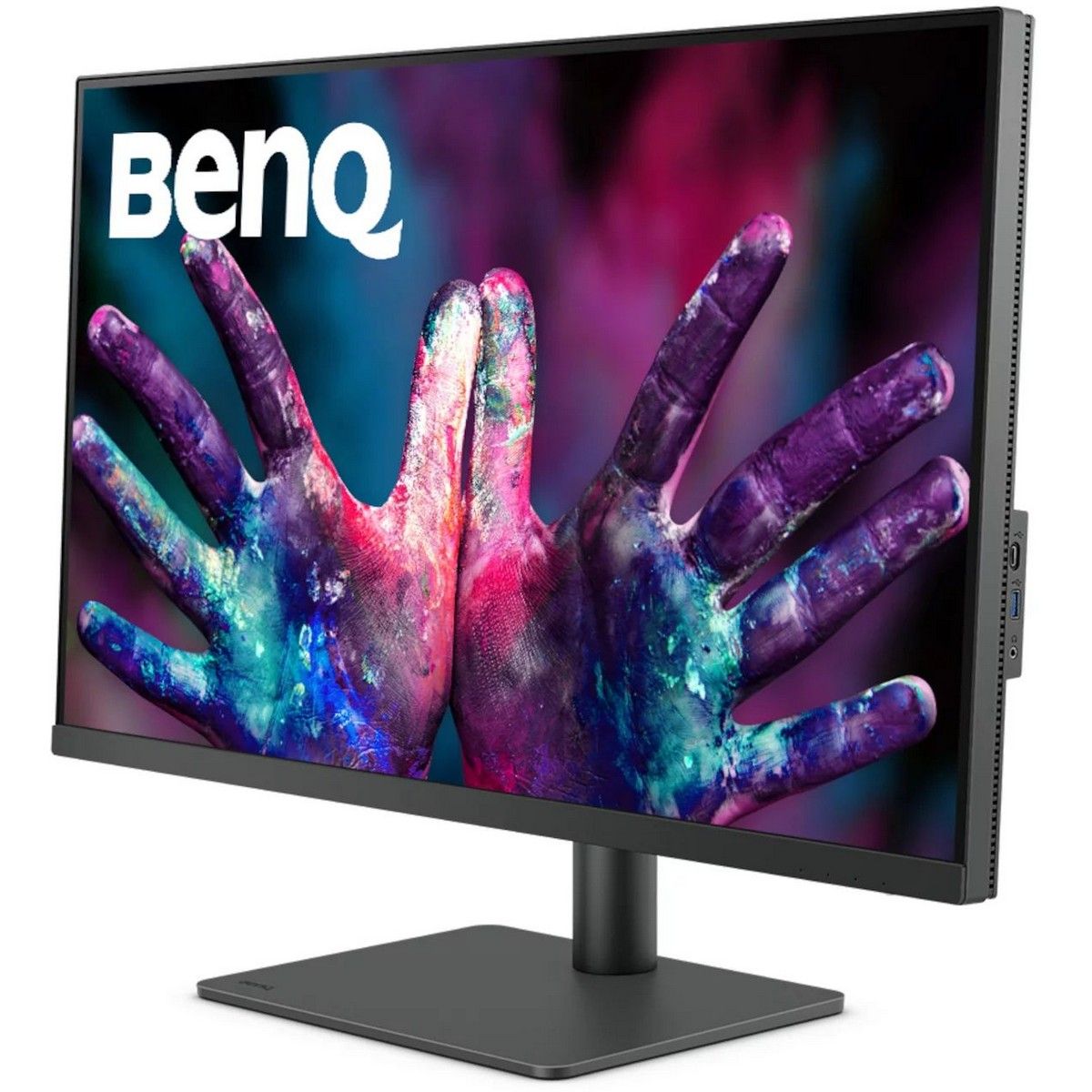 Монитор 31.5" BenQ PD3205U Grey (3840x2160, IPS, 60Hz, 1000:1, 350cd, 5ms, HDMI, DP; 3*USB 3.2; USB C*90W, Speakers, Height adj 110, 99% sRGB, Flicker-free;Low Blue Light, Calibration Report, 3Y)