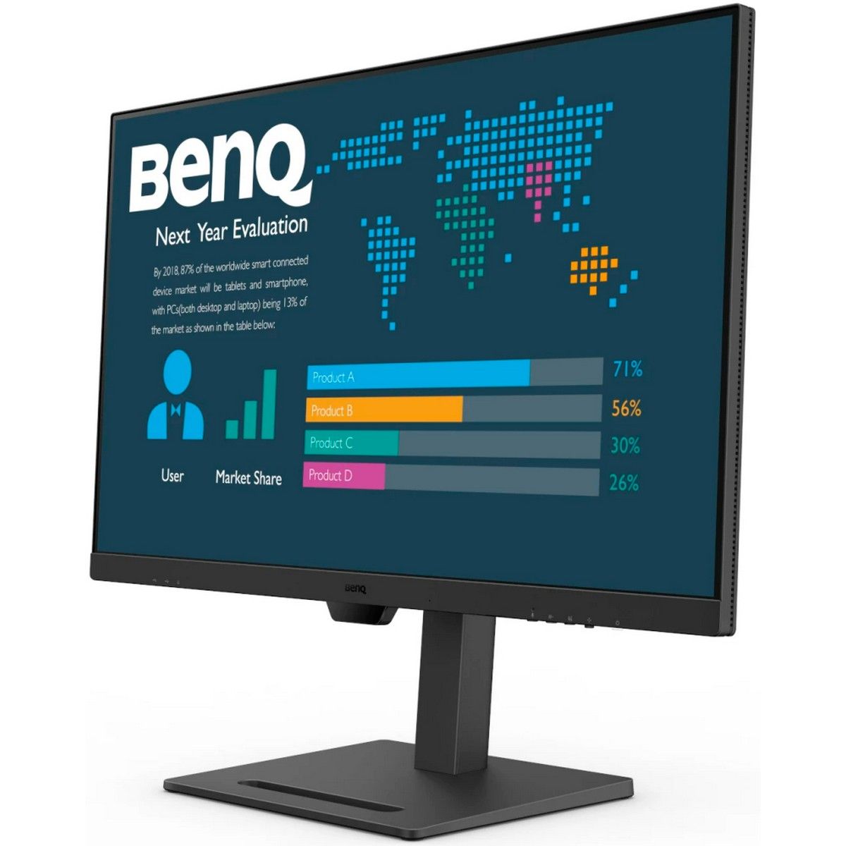 Монитор 31.5" BenQ BL3290QT Black (2560x1440, IPS, 60Hz, 20M:1, 350cd, 5ms, HDMI, DP; 3*USB 3.2; USB C*65W, Speakers, Height adj 110, Pivot, 99% sRGB, Flicker-free;Low Blue Light, 3Y)