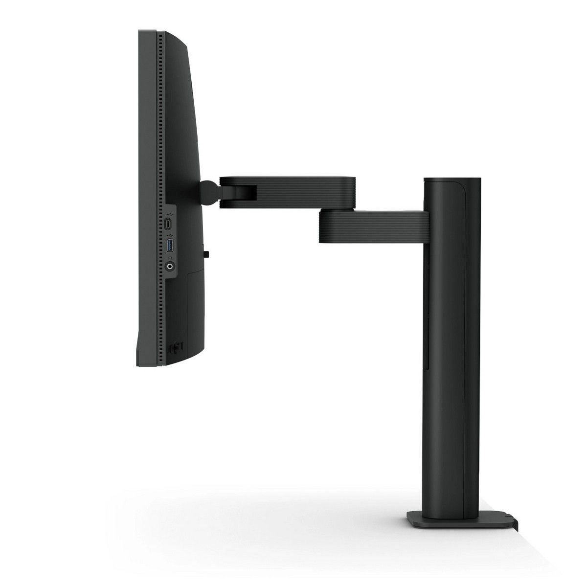 Монитор 27" BenQ PD2705UA с кронштейном, Grey (3840x2160, IPS, 60Hz, 1200:1, 350cd, 5ms, HDMI, DP; 3*USB 3.0, USB C*65W, Thunderbolt 3, Speakers, Height adj 110, Pivot, 100% sRGB, Flicker-free;Low Blue Light, Calibration Report, Table Mounting, 3Y)
