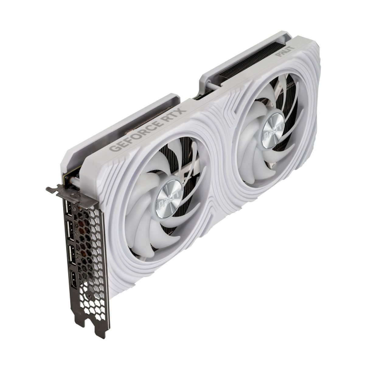 Видеокарта Palit RTX4070 White OC 12GB GDDR6 192bit 3xDP HDMI 2FAN RTL
