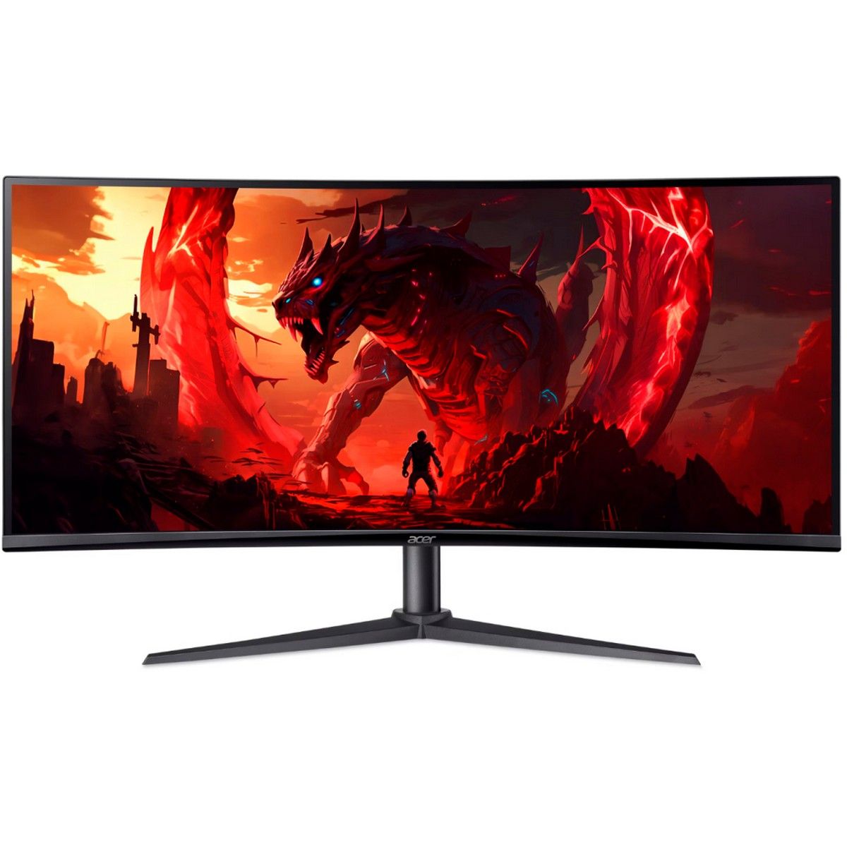 Монитор 34" ACER Nitro XZ340CUHbiiphx Black (VA, 3440x1440, 1 / 5ms, 250cd, 100Hz, 2xHDMI(2.0) + 2xDP(1.4) + Audio out , sync: FreeSync, hdr: HDR 10, H.Adj. 100)