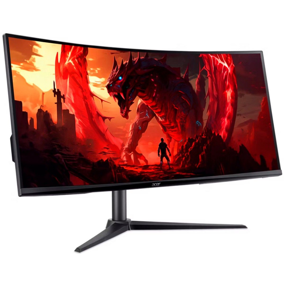 Монитор 34" ACER Nitro XZ340CUHbiiphx Black (VA, 3440x1440, 1 / 5ms, 250cd, 100Hz, 2xHDMI(2.0) + 2xDP(1.4) + Audio out , sync: FreeSync, hdr: HDR 10, H.Adj. 100)